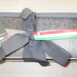 IL MORO FIRENZE Cashmere Blend Plaid Scarf Made in Italy